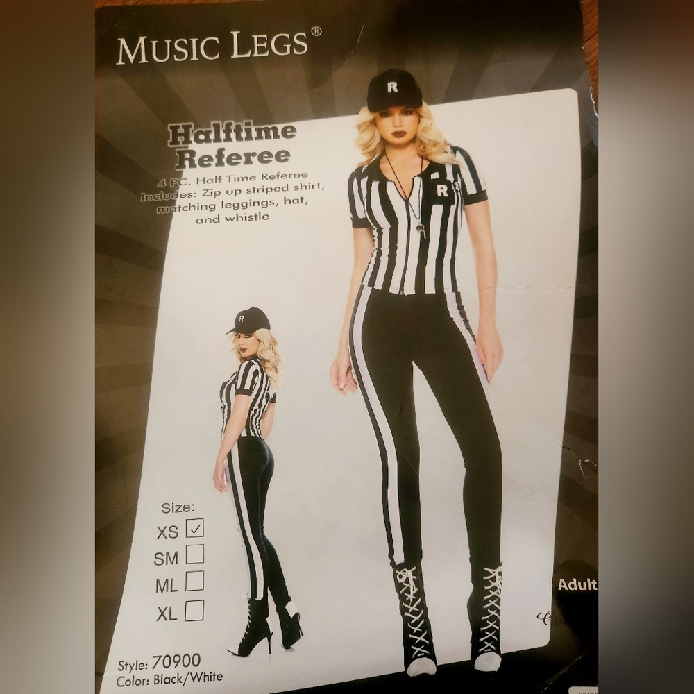 Referee Costume with penalty flags.
